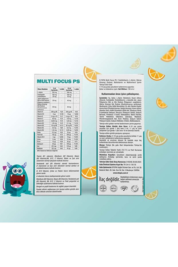 Multi Focus Ps Şurup 150 ml - 5