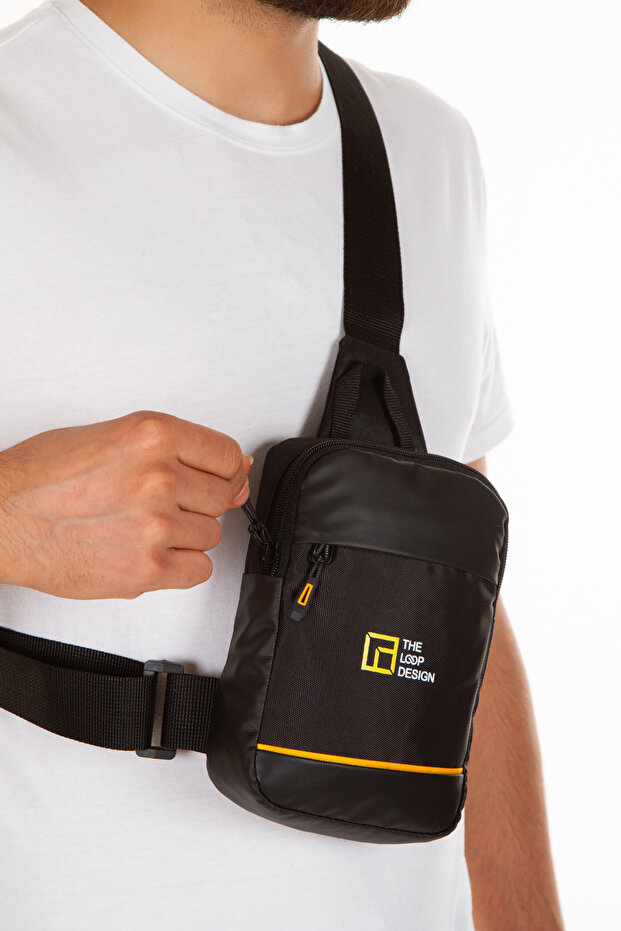 Unisex Cross Shoulder Bag with Phone Compartment Chest Travel Daily Bodybag