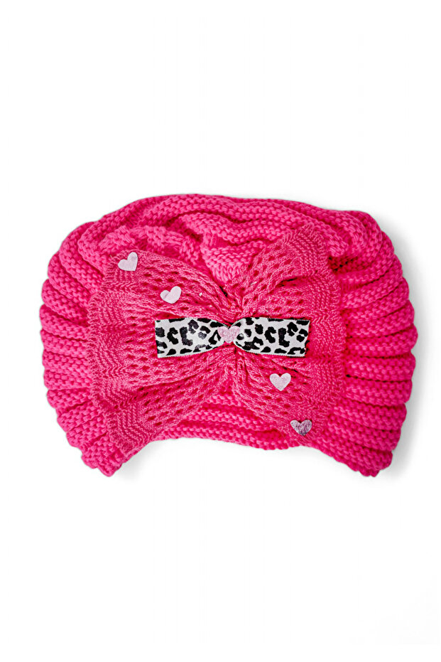 Girl's Bow Scarf Beret