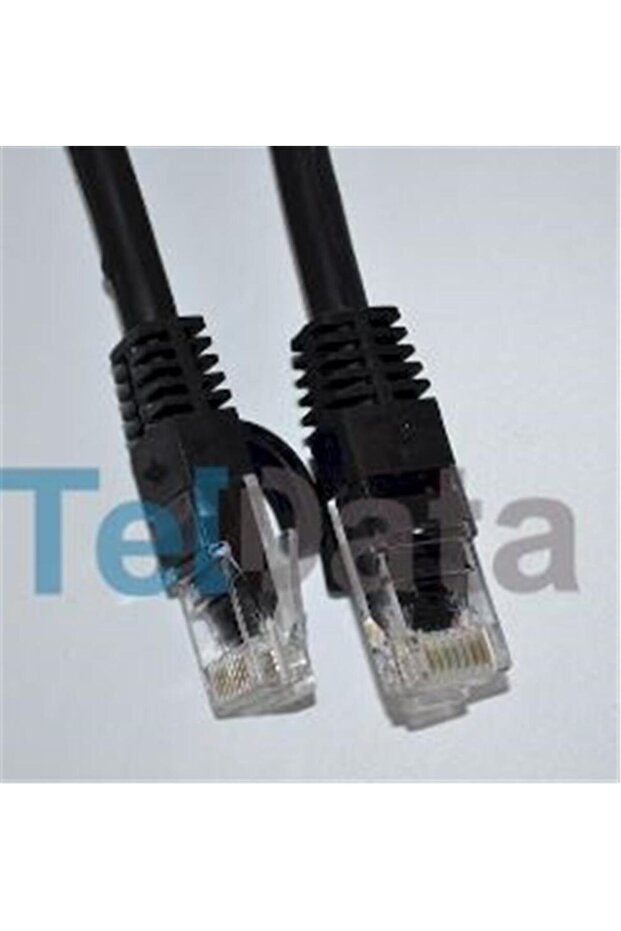 كابل توصيل UTP أسود من الفئة 6 طراز TLD-030S بطول 0.30 متر