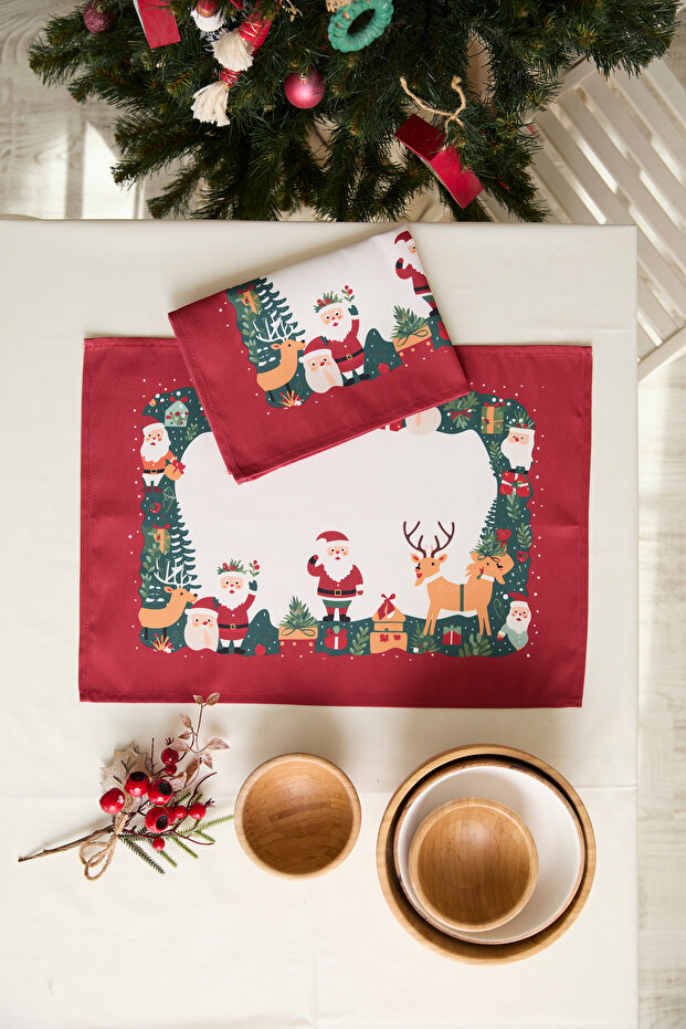 Ays Home New Year's Cute Snowman American Service Set (2 Pcs)