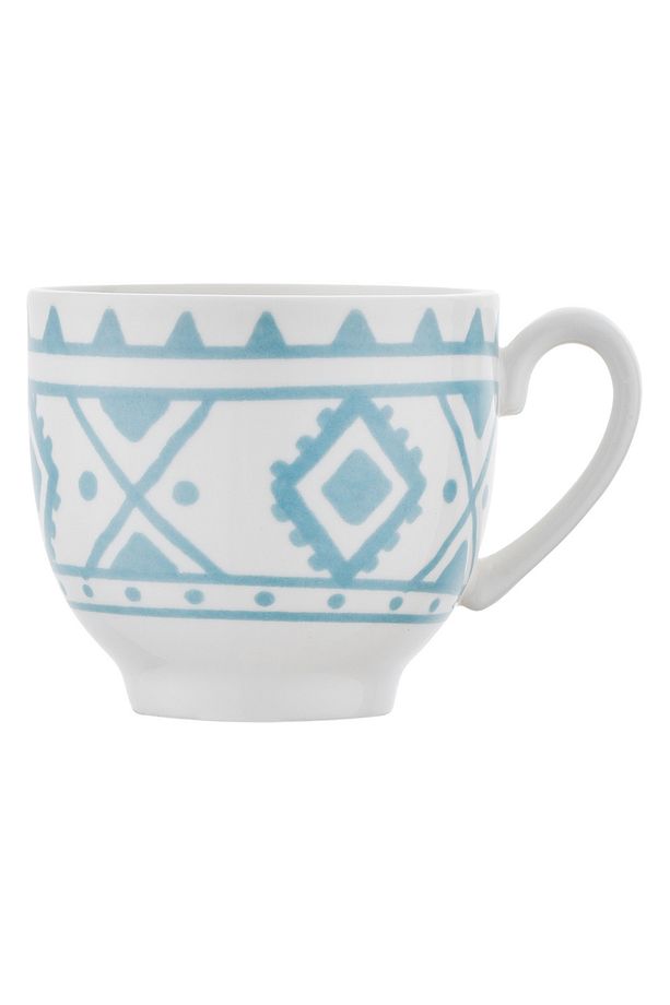 Ethnic Azur New Bone 2 Kişilik Kahve Fincan Takımı 90 ml Mavi - 6
