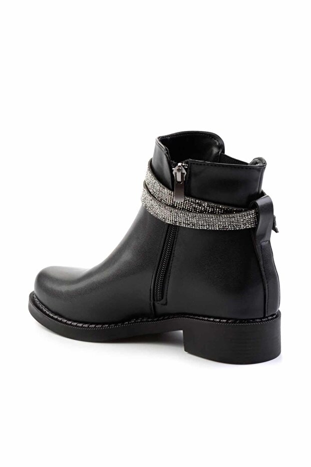 Siyah  Kadın Bot & Bootie K02156201409 - 4