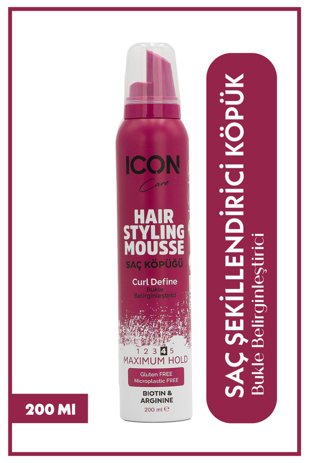 Icon Care Saç Şek. Köpük Curl Defıne (BUKLE BELİRGİNLEŞTİRİCİ) - 1