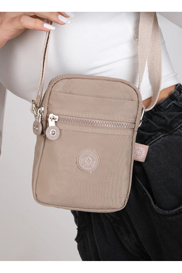 Mega Small Size Daily Use Multi-Compartment Shoulder Bag - 3