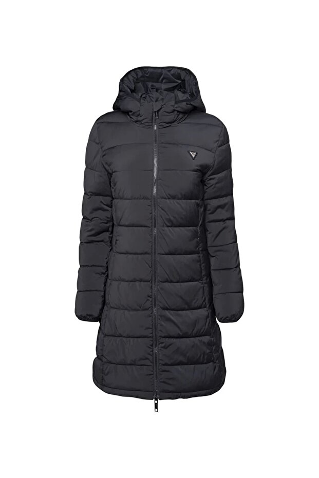 New Aleta Long Puffe Women's Black Coat V4Yl05Wf3X0-Jblk