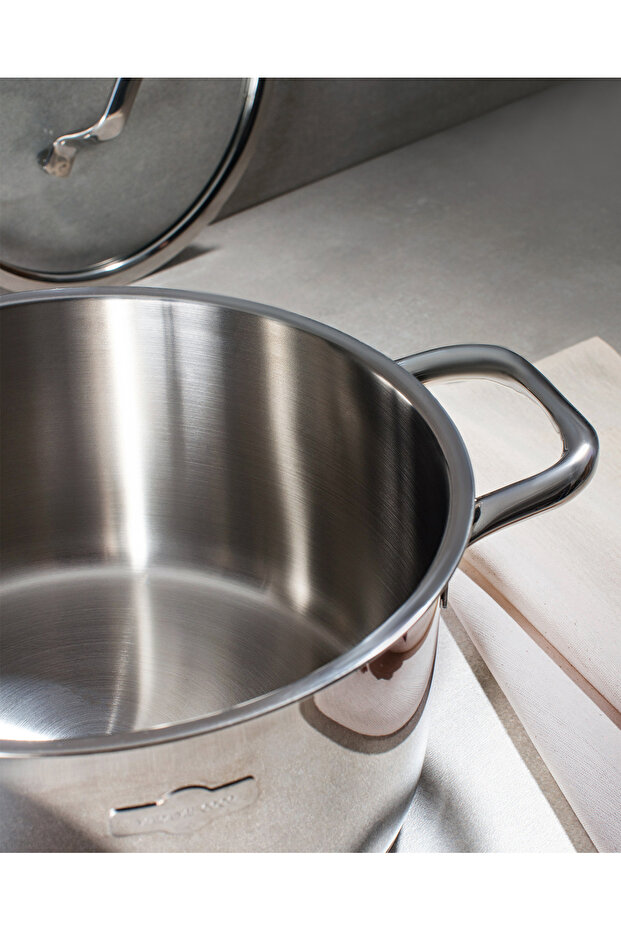 Nova Derin Tencere - Çelik - 22 Cm - 3