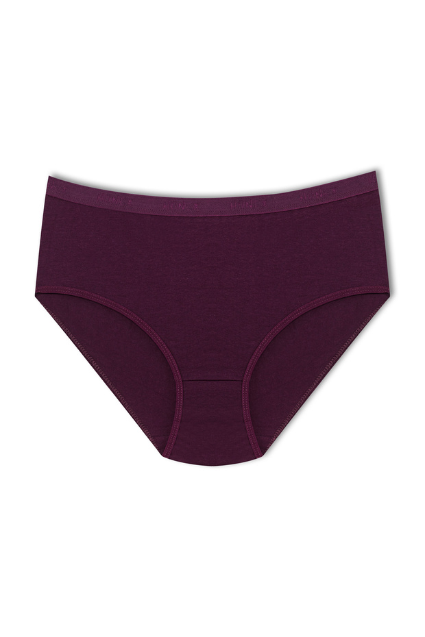 Cotton High Waist Large Size Women's Panties