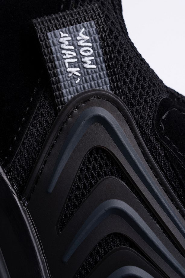 Erkek Siyah Sneaker Wow - 6