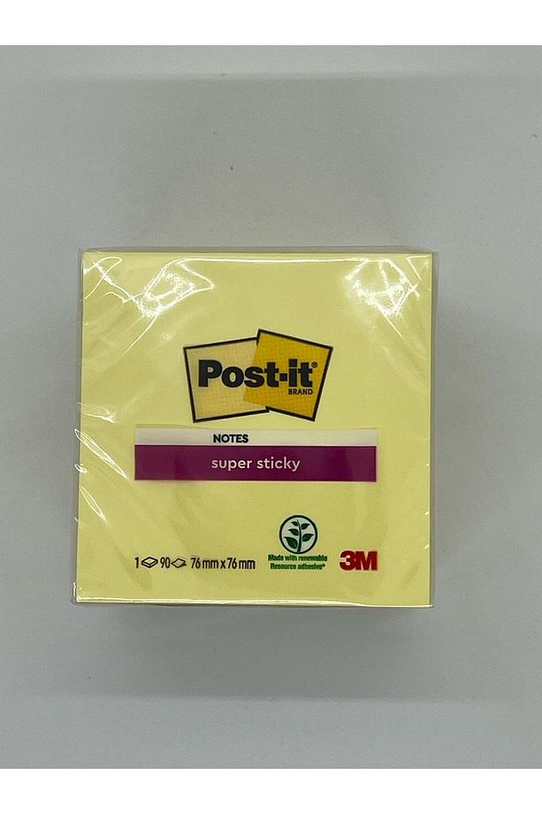 Post-it Super Sticky Sarı 90 Yaprak 76mm*76mm - 1