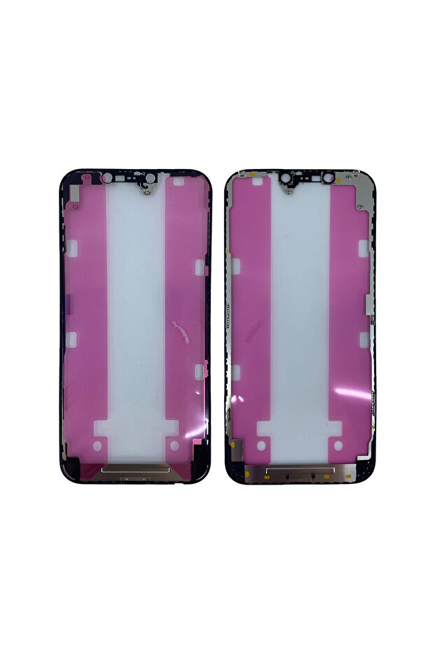 إطار شاشة متوافق مع هاتف Apple iPhone 12 Pro Max من Teknonet - أسود - 1