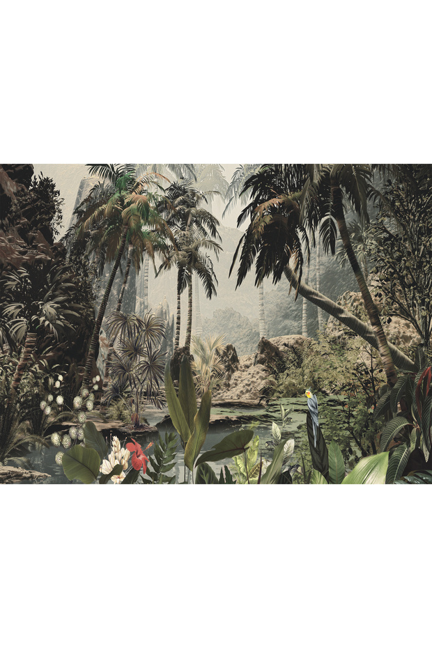 ESKİTME TEMALI TEK PARÇA DUVAR KAĞIDI - 2