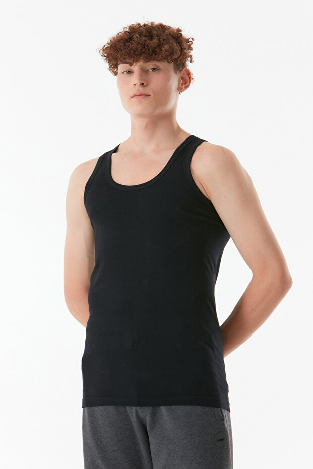 طقم رياضي أساسي مكون من 3 قطع برقبة دائرية - 1