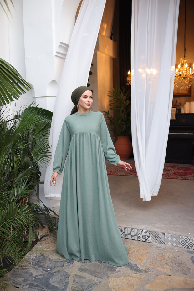 Women's Hijab Robe Winter Dress