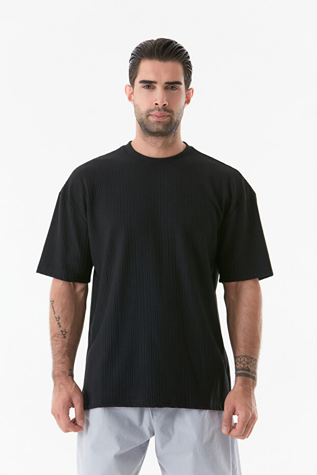 Basic Ribbed T-Shirt Design - 1