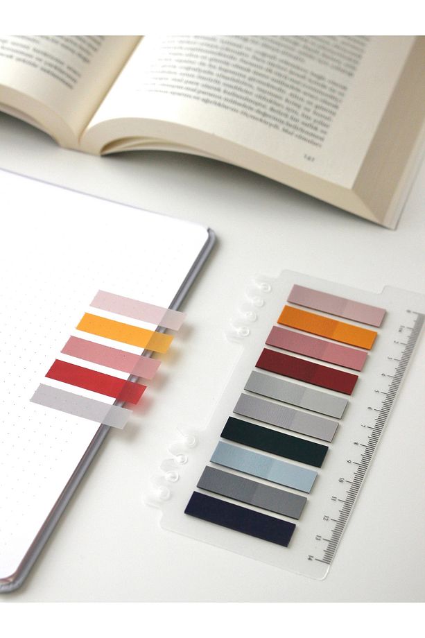 İşaretleme Post-it Koyu Renkler / Postit / Cetvelli Yapışkanlı Yer Imleci - 1