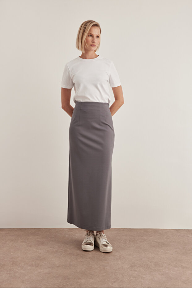 Örme Kalem Etek - 1