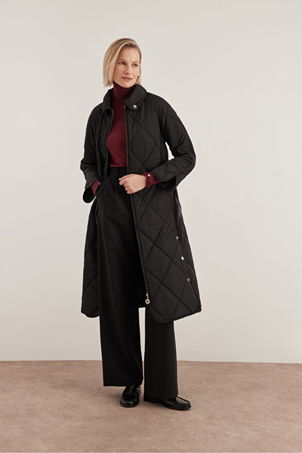 10083111 Gömlek Yaka Mont - 3