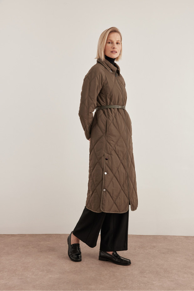 10083111 Gömlek Yaka Mont - 1