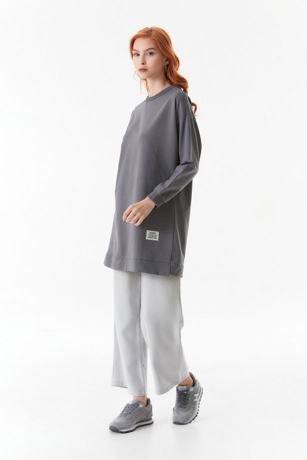Fullamodest Basic Bisiklet Yaka Tunik - 5