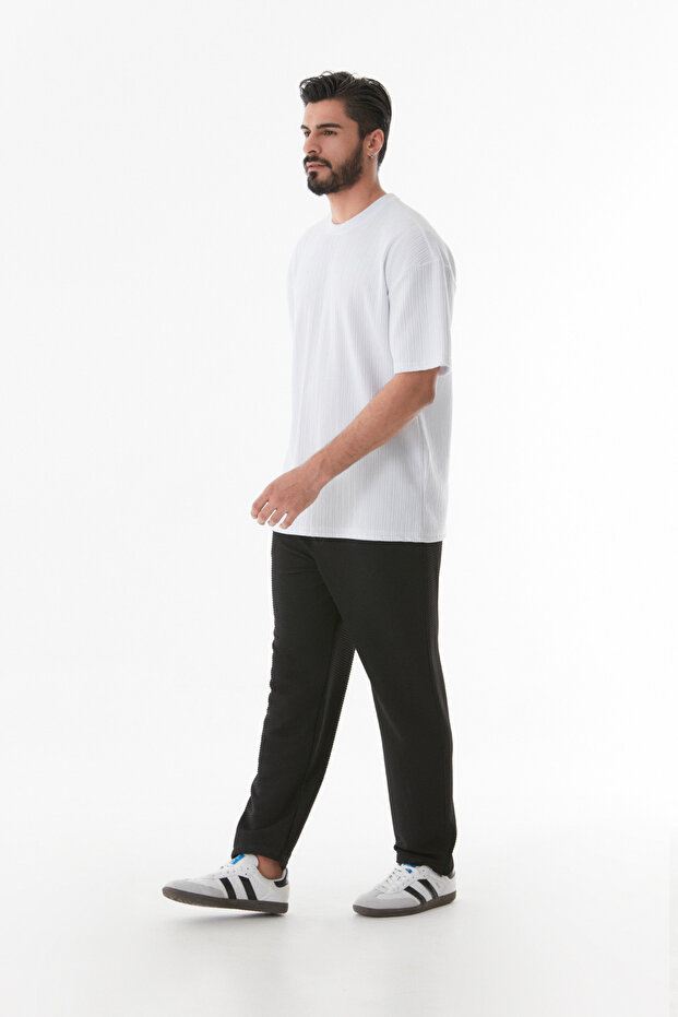 Basic Fitilli Tişört - 4