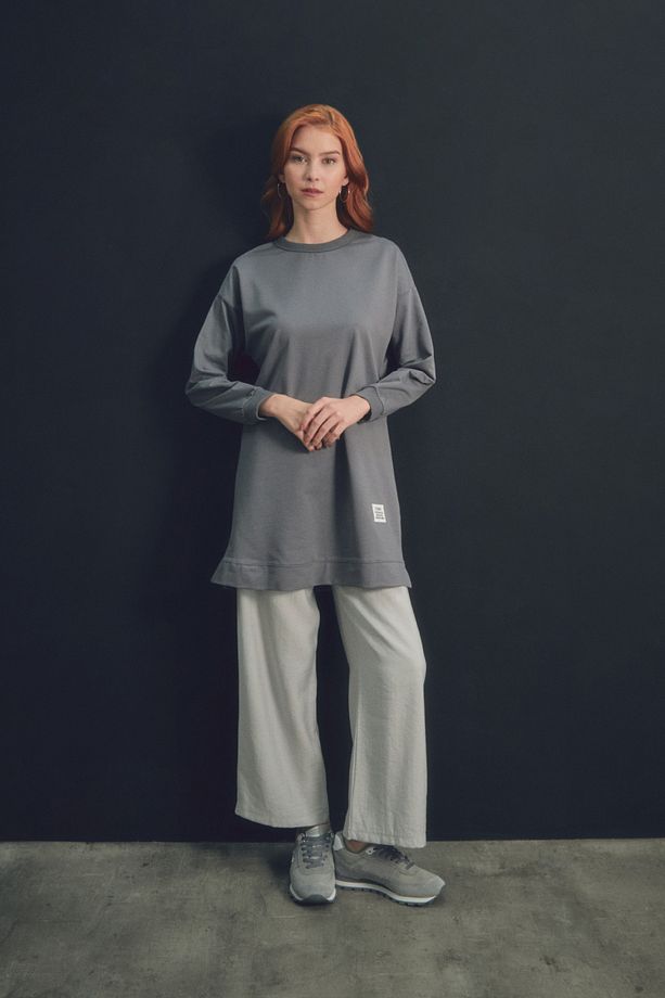 Fullamodest Basic Bisiklet Yaka Tunik - 4
