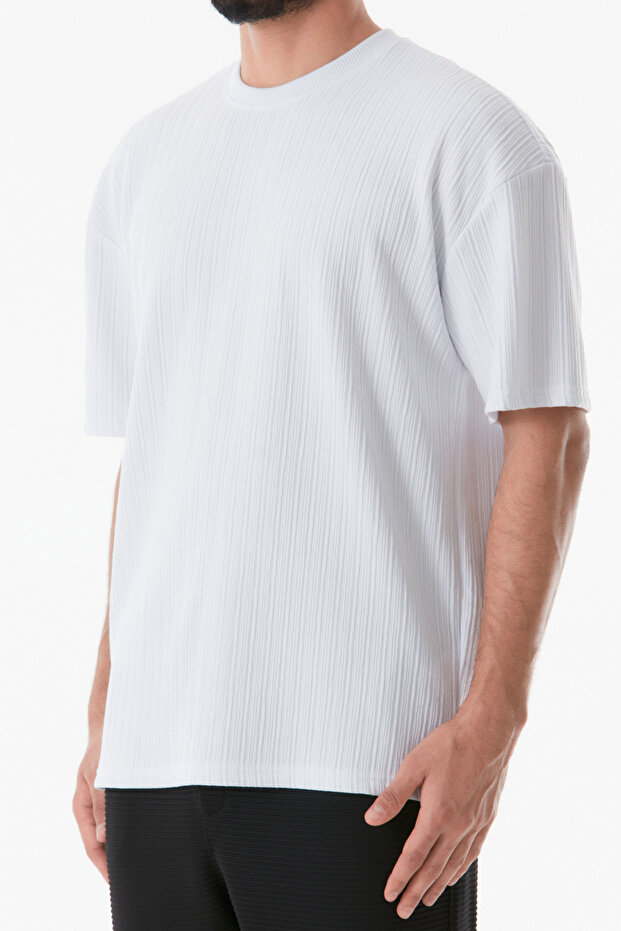 Basic Fitilli Tişört - 5