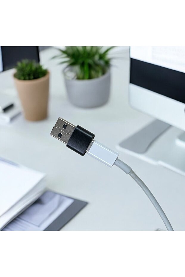 Dönüştürücü Type-C>USB Siyah Renk - 2