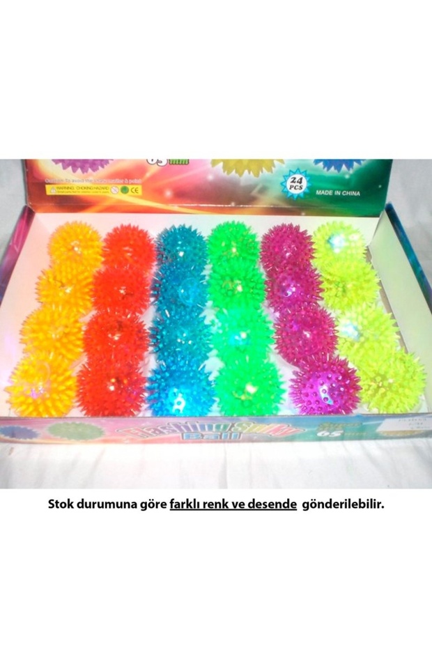 Dikenli Işıklı Sesli Top - 1