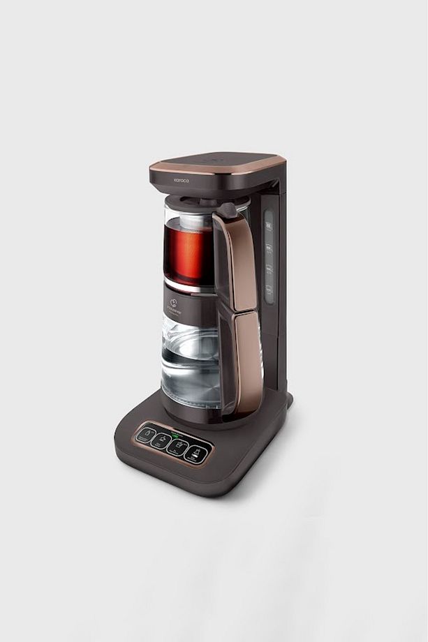 Çaysever Robotea Pro 4 in 1 Cam Çay Makinesi Walnut Brown - 2