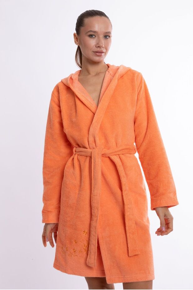 Lüks Bambu Kapşonlu Bornoz Mini - 4