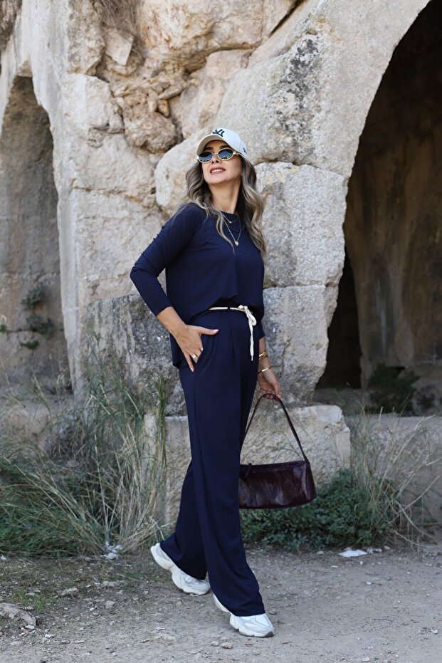 Navy Blue Modal Basic Set - 1