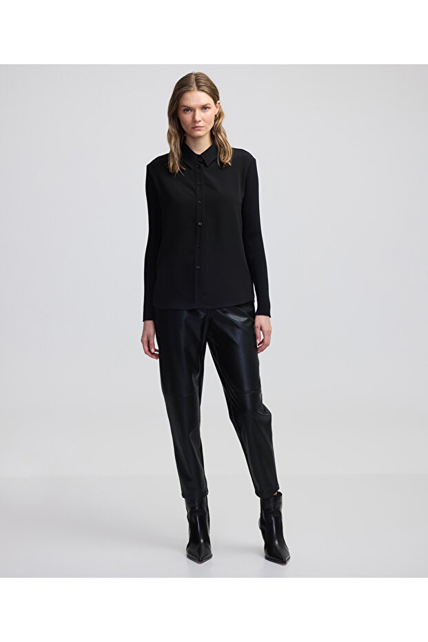 Triko mix gömlek - 2