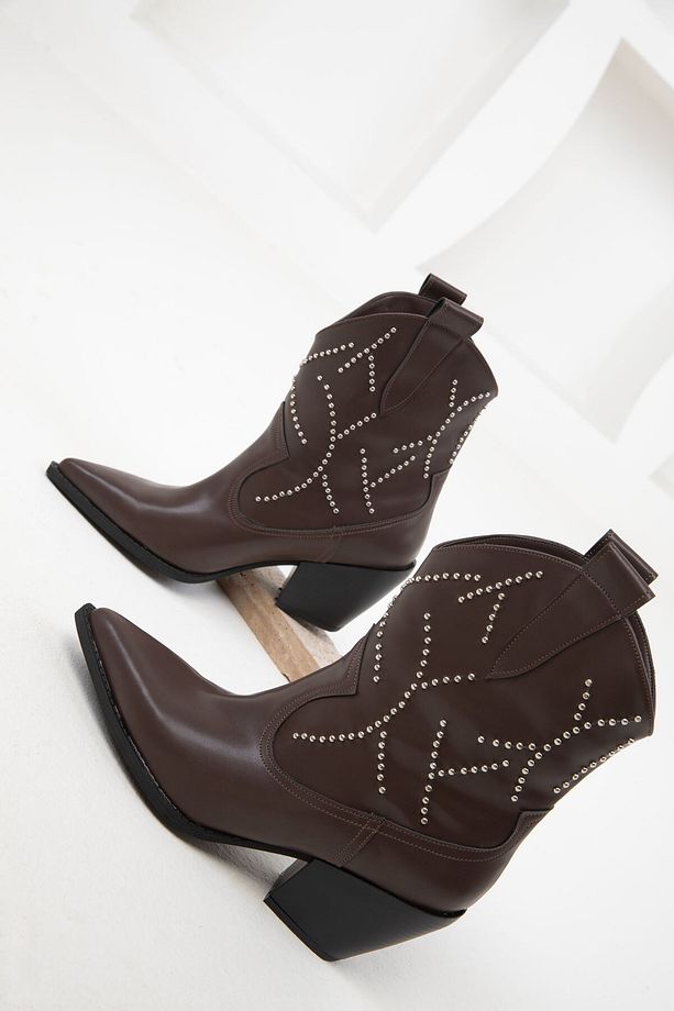 Kahve Kadın Bot & Bootie 19879 - 2