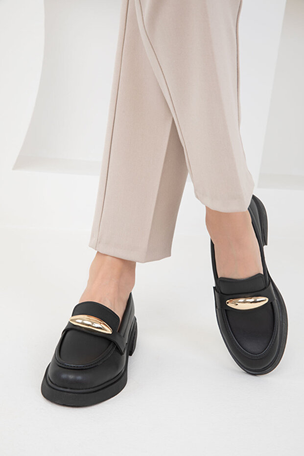Women's Black Casual Shoes 19895