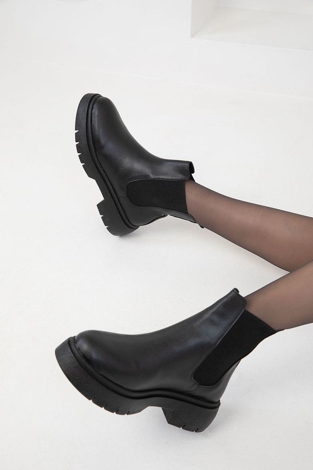 Siyah Kadın Bot & Bootie 19886 - 5