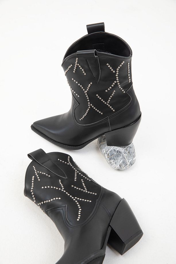 Siyah Kadın Bot & Bootie 19879 - 4