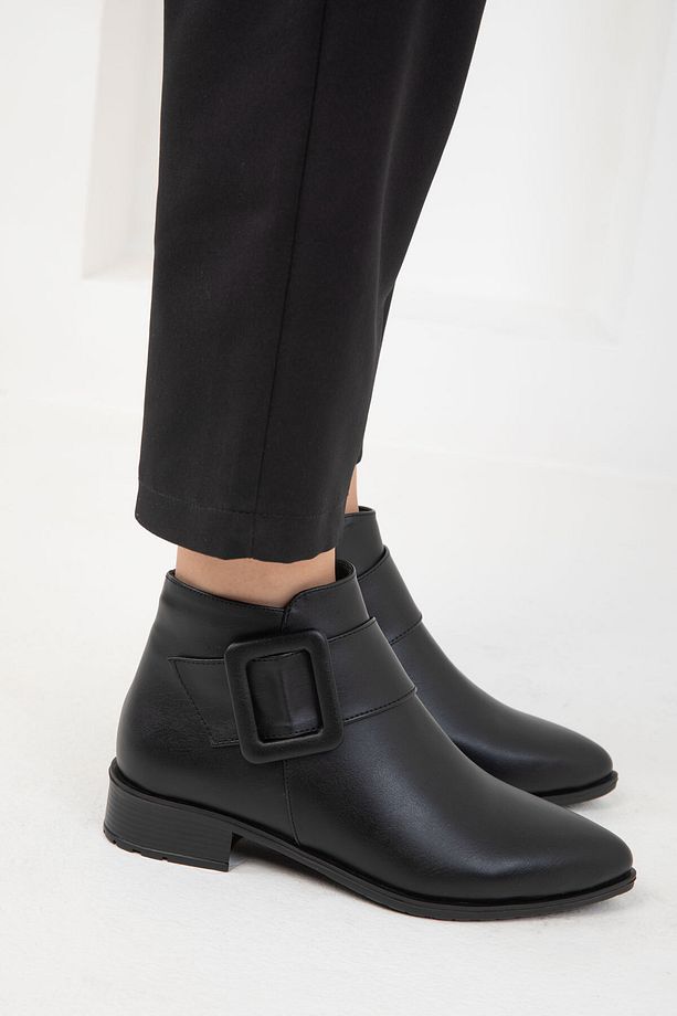 Siyah Kadın Bot & Bootie 16537 - 5