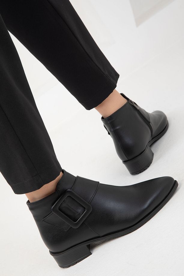 Siyah Kadın Bot & Bootie 16537 - 1