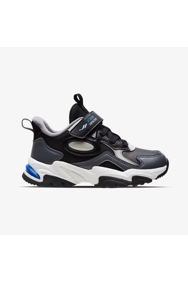 Flow Pu Phlon Hafif Taban Cırtlı Çocuk Spor Ayakkabı Çocuk Spor Ayakkabı SİYAH - 3