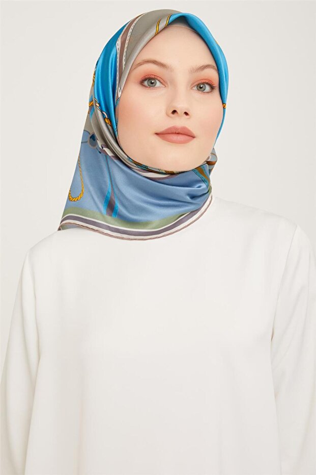 Sura Silk Scarf 23Ka9046 55