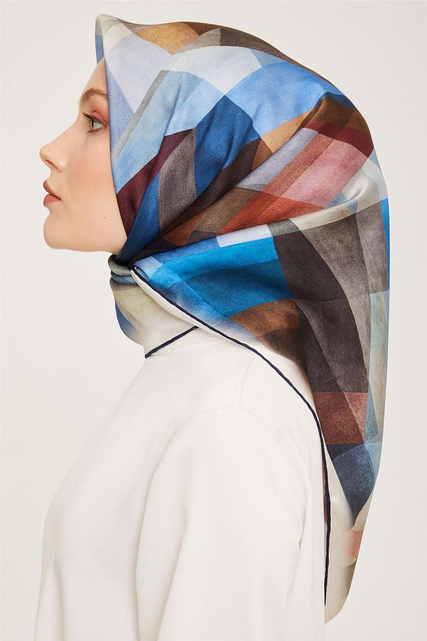 Twill Ipek Eşarp 23ka9024 02 - 3