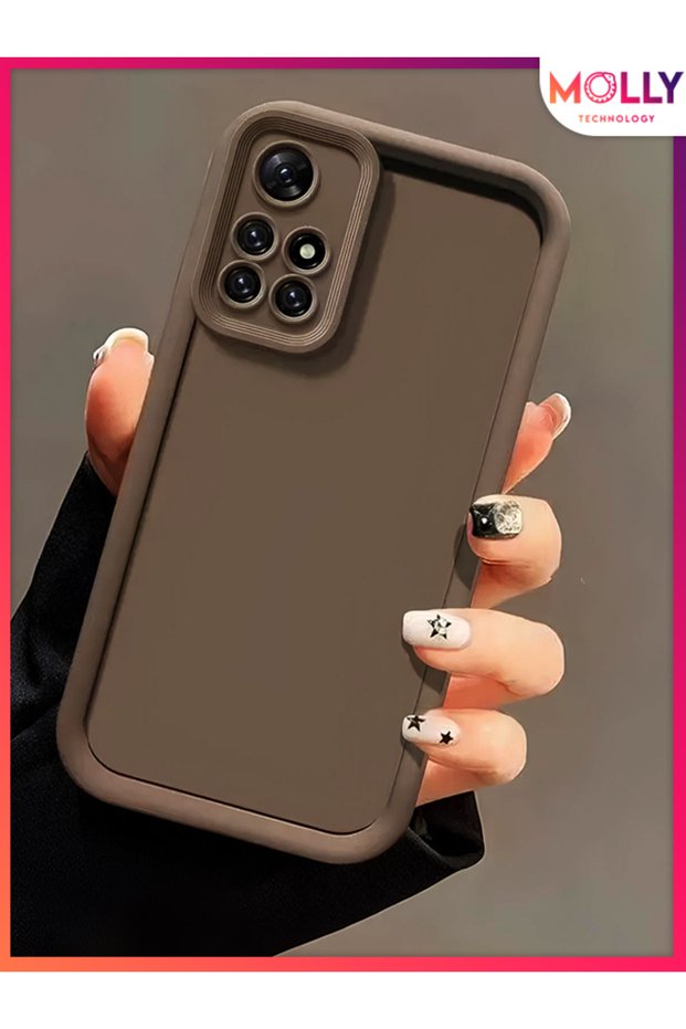 Fallow Brown Edges Thick Pan Silicone Case for Xiaomi Redmi 10 2022