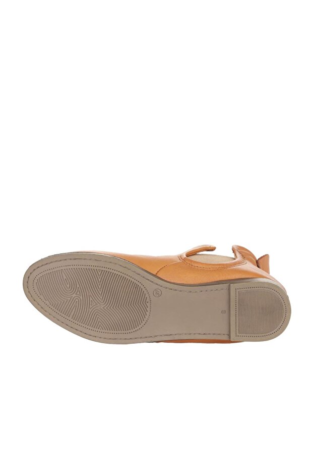 Taba Deri Kadın Düz Bot 01wp1602 - 5