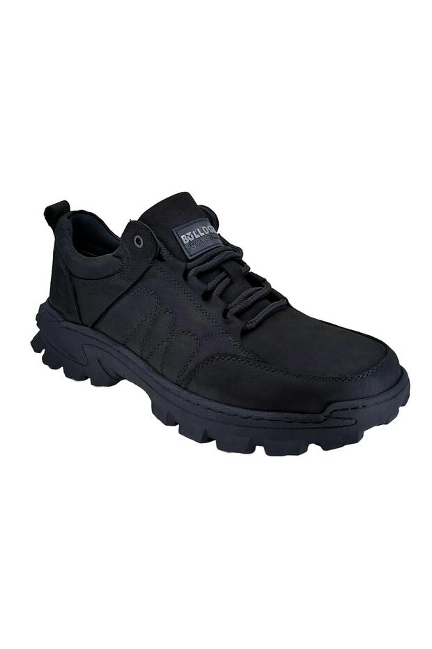 Outdoor Shoes Nubuck Leather Black 240070