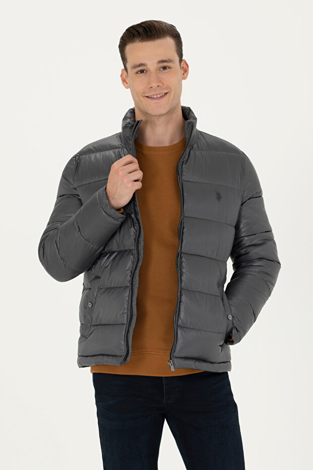Men's Anthracite Coat 50271094-Vr006