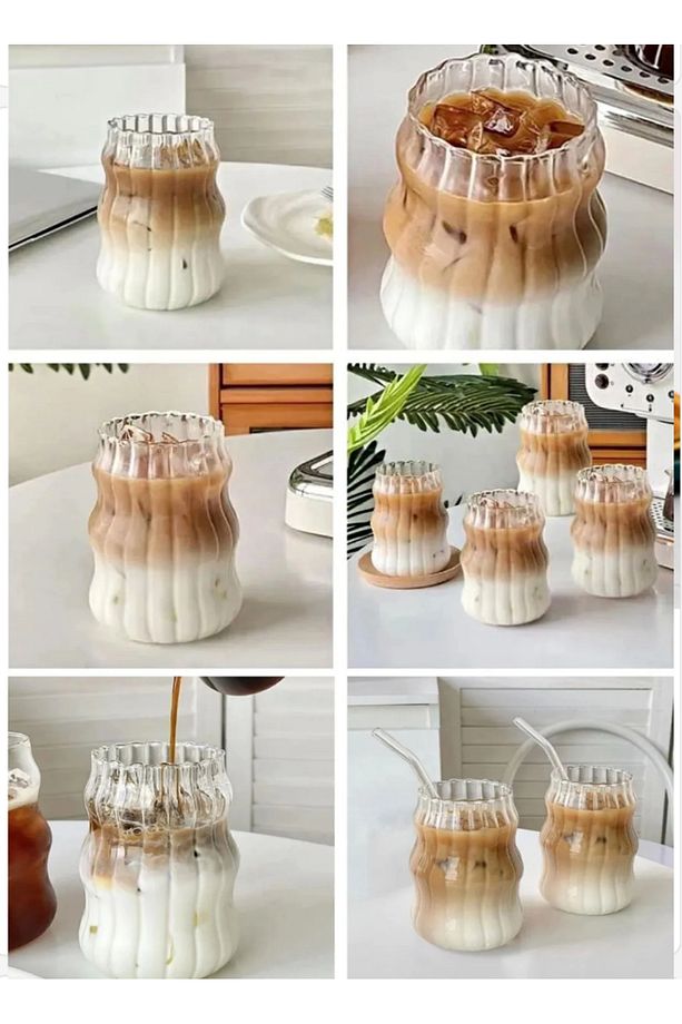 2li Sukabağı Şekilli Kahve Sunum Bardağı 600ml - 2