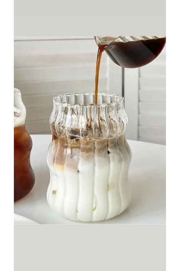 2li Sukabağı Şekilli Kahve Sunum Bardağı 600ml - 1