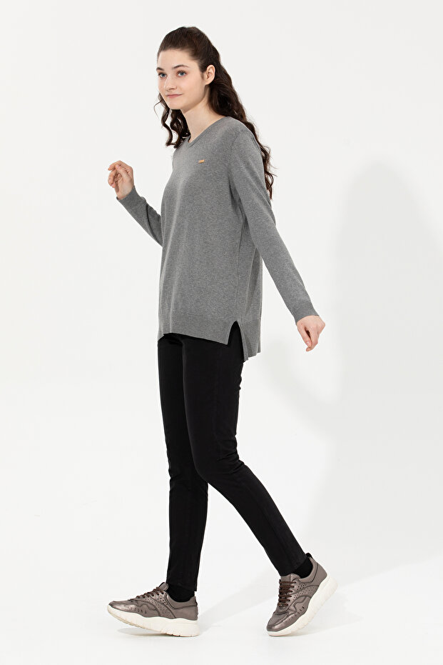 Women's Black Toothpick Fit Pants 50253899-Vr046