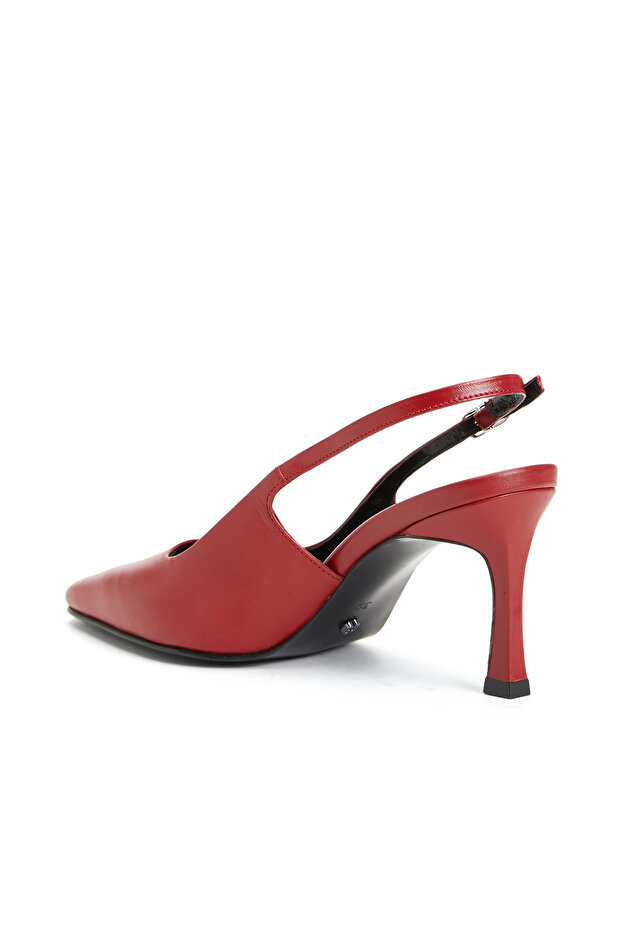 Kırmızı Kadın Deri Gova - 3